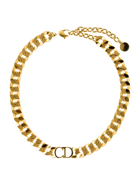 christian dior choker cd|Christian Dior choker necklace gold.